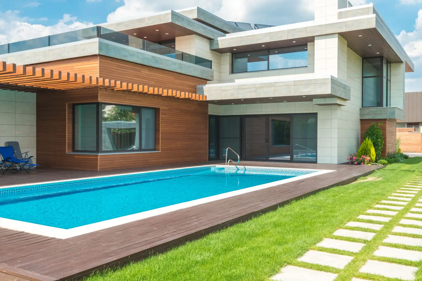 Swimming pool built in Cecil Hills, NSW